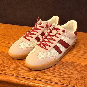 Stylish maroon and White Women's Sneakers